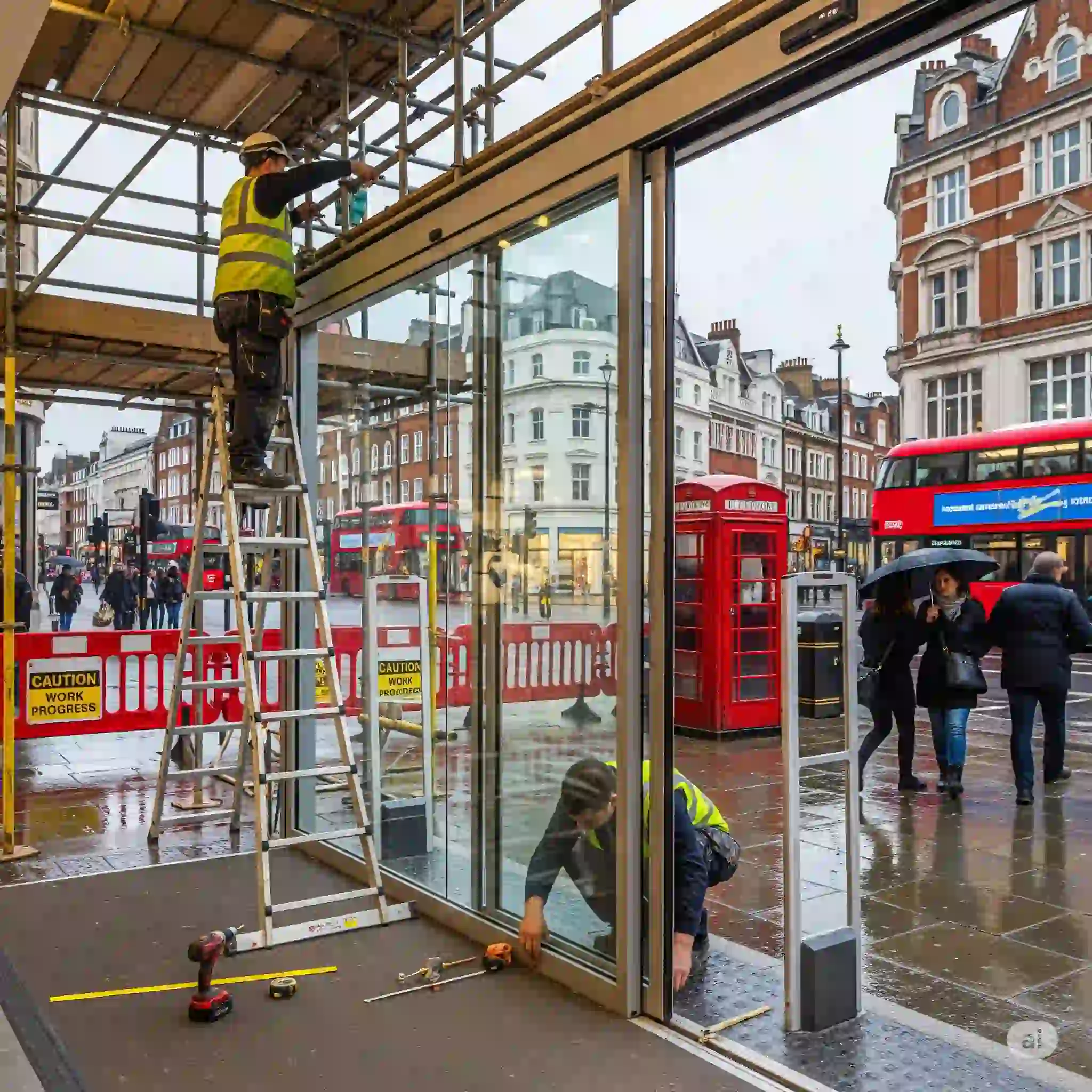 Automatic door repair service London